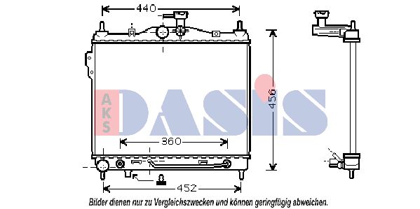 AKS DASIS Radiators, Motora dzesēšanas sistēma 510029N